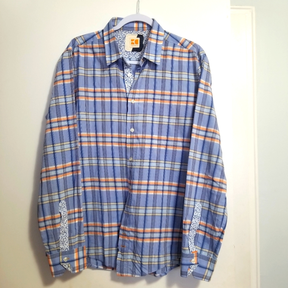 Hugo Boss Men's Orange Label Button Down Shirt Size L